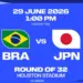 Βραζιλία - Ιαπωνία Live 29-06-2026 | World Cup